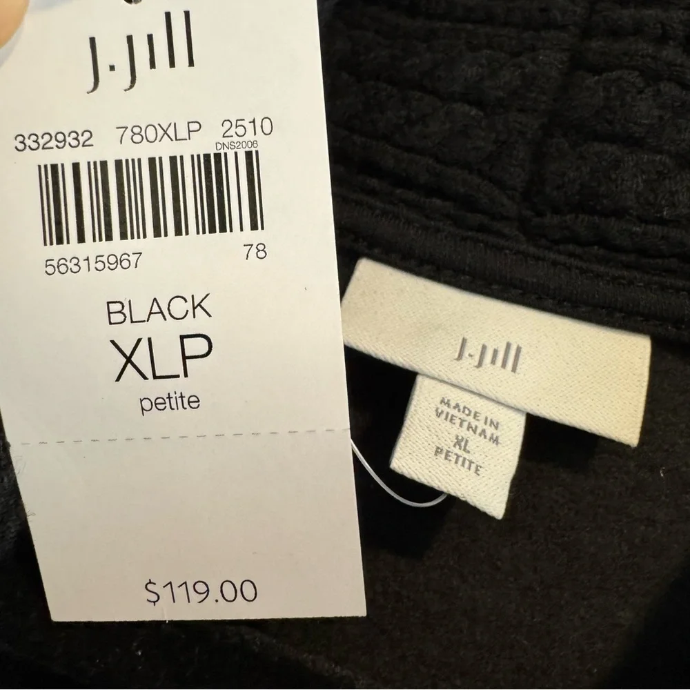 J.Jill Cowl Neck Sweater Dress XL Petite Casual Modern Minimalist Chic NWT $119